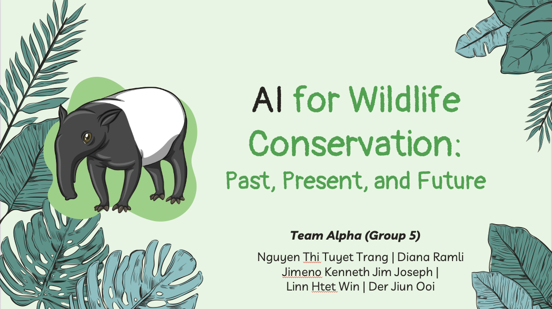 AI for Wildlife Conservation — YSEALI Academy 2022